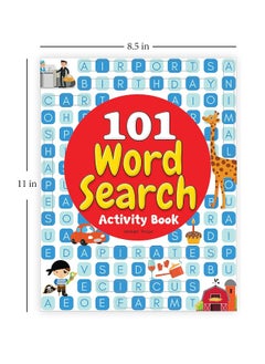 101 Word Search Activity Book: Large Grid Word Search Puzzles for Kids With Attractive Illustrations  - Image 5
