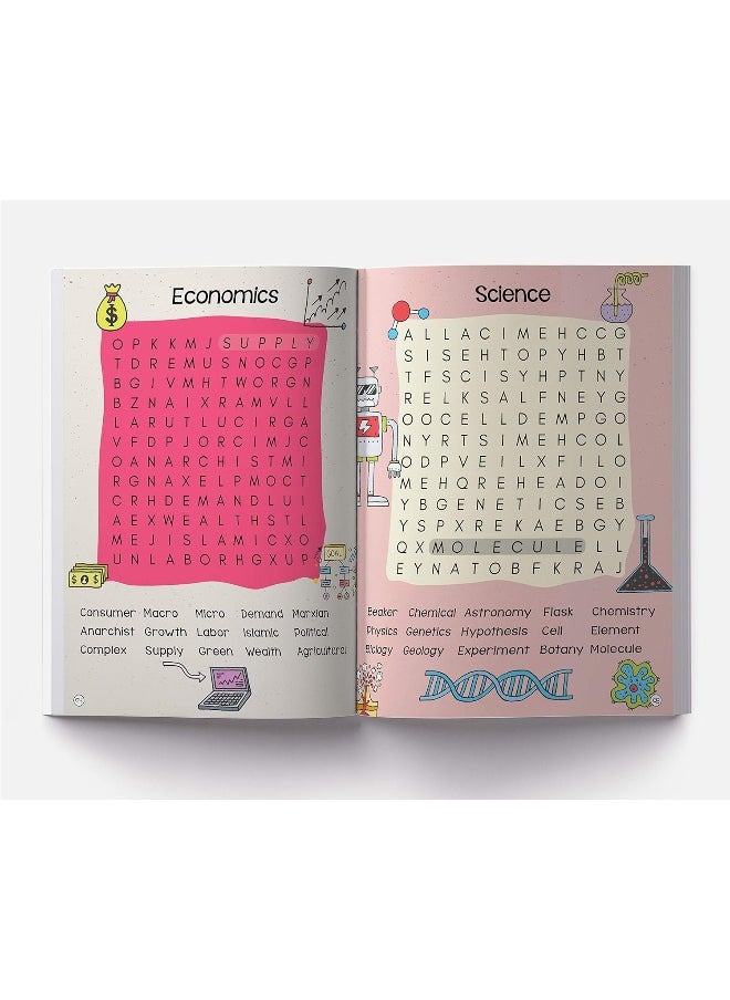 null - 101 Word Search Activity Book: Large Grid Word Search Puzzles for Kids With Attractive Illustrations - Image 1