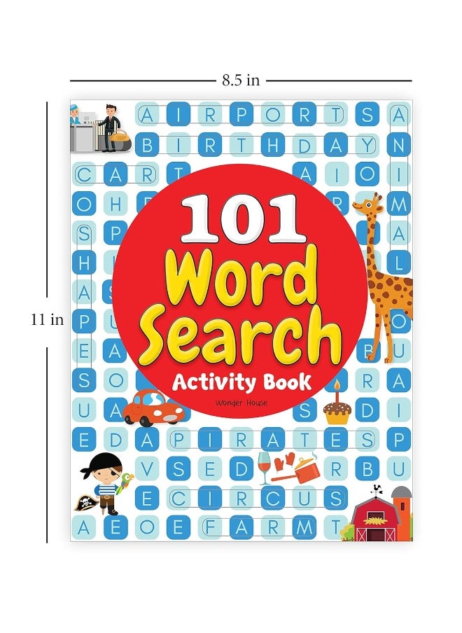 null - 101 Word Search Activity Book: Large Grid Word Search Puzzles for Kids With Attractive Illustrations - Image 1