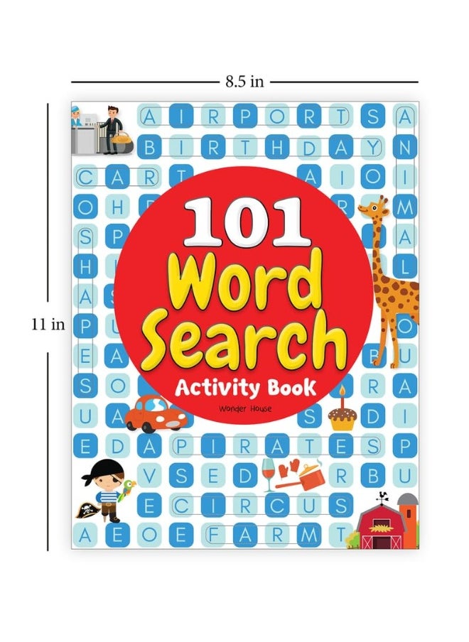 null - 101 Word Search Activity Book: Large Grid Word Search Puzzles for Kids With Attractive Illustrations - Image 1