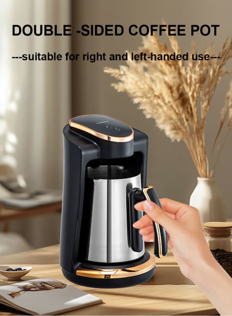 sokany Turkish Coffee Maker Electric Coffee Pot 4 Cups 250ml 550W SK-09049 Black - Image 4