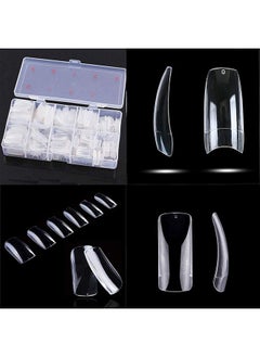 AORAEM Clear French Nails 500 Pcs 10 Sizes Half Cover Press On Nails French Style Acrylic Short Nail Tips With Box For Nail Salon Home Diy  - Image 2