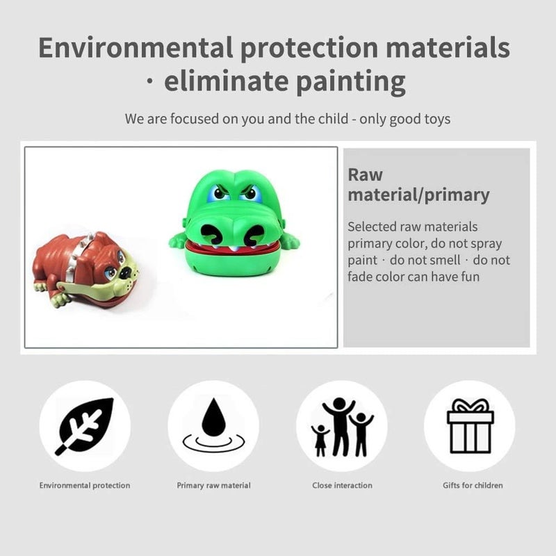 Odin Replacement Parts & Accessories - NEW Electric Teeth Bite Toy Game Biting Finger Dentist Games Funny Toy Crocodile Mouth Dentist Bite Finger Game Funny Gags Toy (A) - Image 3