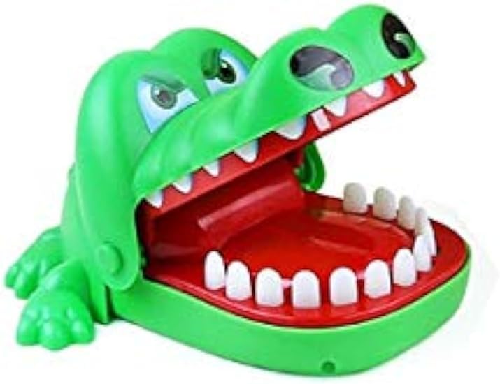 Odin Replacement Parts & Accessories - NEW Electric Teeth Bite Toy Game Biting Finger Dentist Games Funny Toy Crocodile Mouth Dentist Bite Finger Game Funny Gags Toy (A) - Image 1