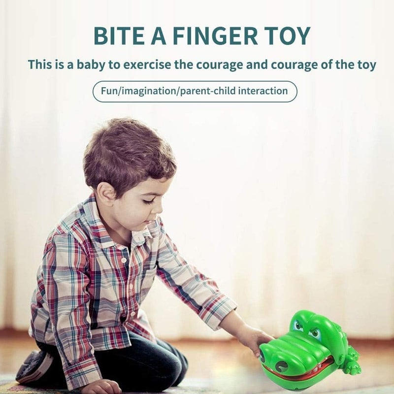Odin Replacement Parts & Accessories - NEW Electric Teeth Bite Toy Game Biting Finger Dentist Games Funny Toy Crocodile Mouth Dentist Bite Finger Game Funny Gags Toy (A) - Image 2