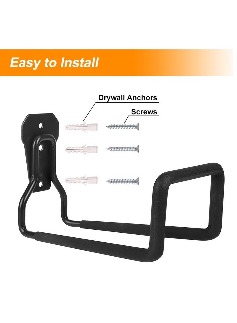 Beauenty Metal Garden Hose Holder, Heavy Duty Hose Hanger Wall Mounted Water Hose Holder for Outside Yard, Durable Hose Hooks Ideal for Water Hose, Extension Cords - Image 5