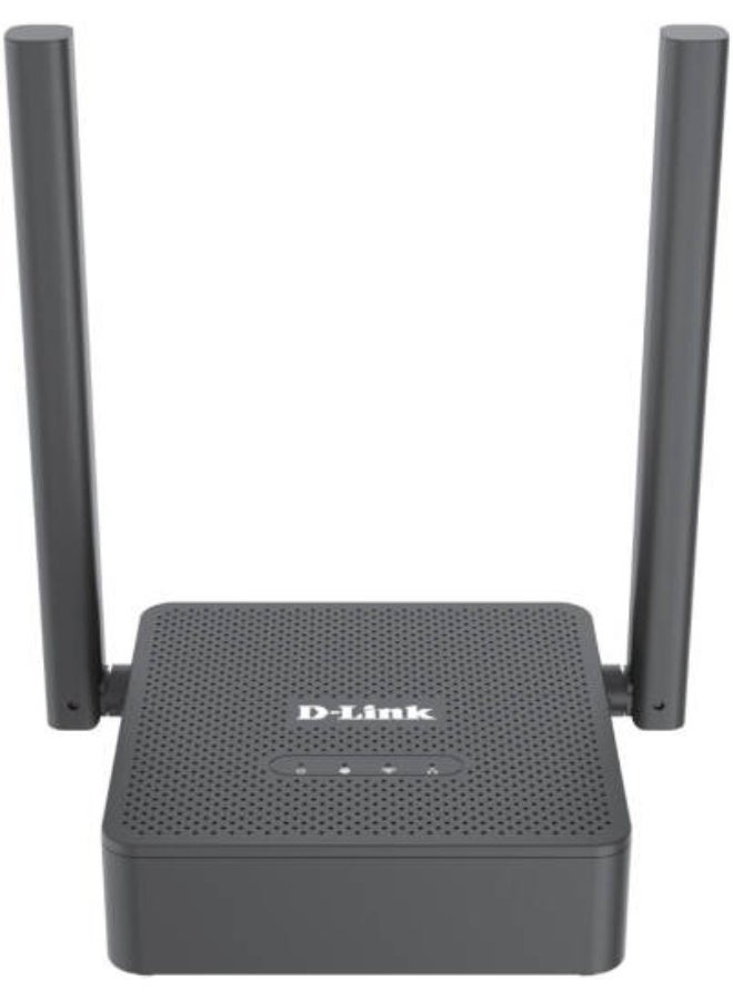 D-Link Wireless N 300 Router, 2x 10/100 LAN Ports, 10/100 WAN Port, Repeater Mode, WPA/WPA2 Security, Web-Based Setup Wizard | DIR-612M black - Image 1