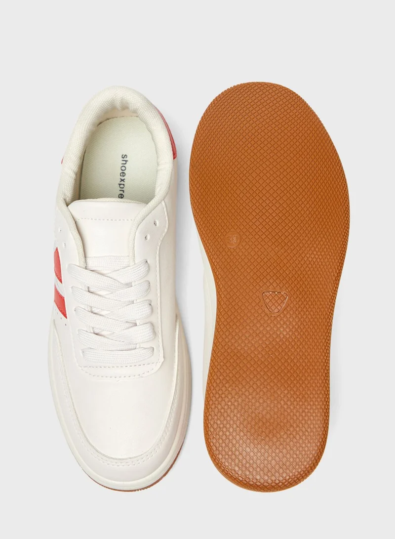shoexpress Lace Up Low Top Sneakers