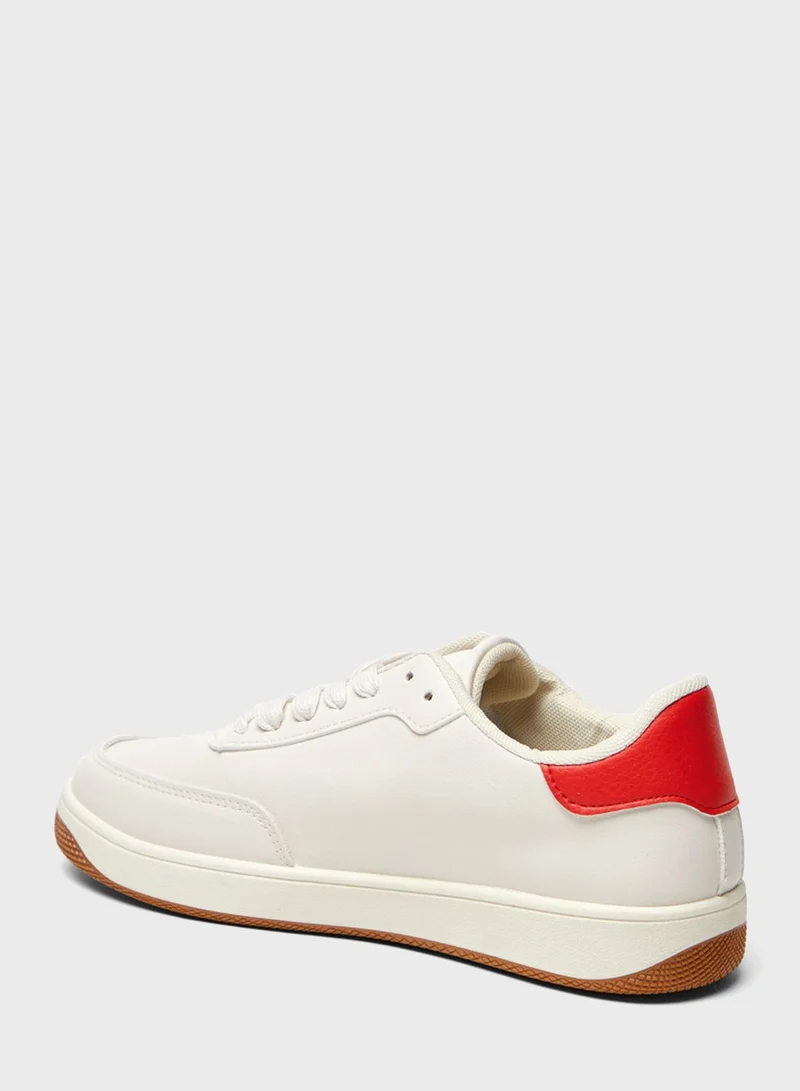 shoexpress Lace Up Low Top Sneakers