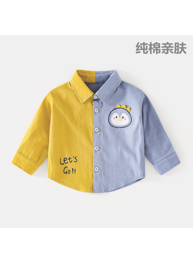 Doxiluka Stylish Baby Shirt Spring/fall Korean-style Top Boys' Clothing Spring Outfit Infant Shirt Girls' Jacket Casual Wear - Image 2