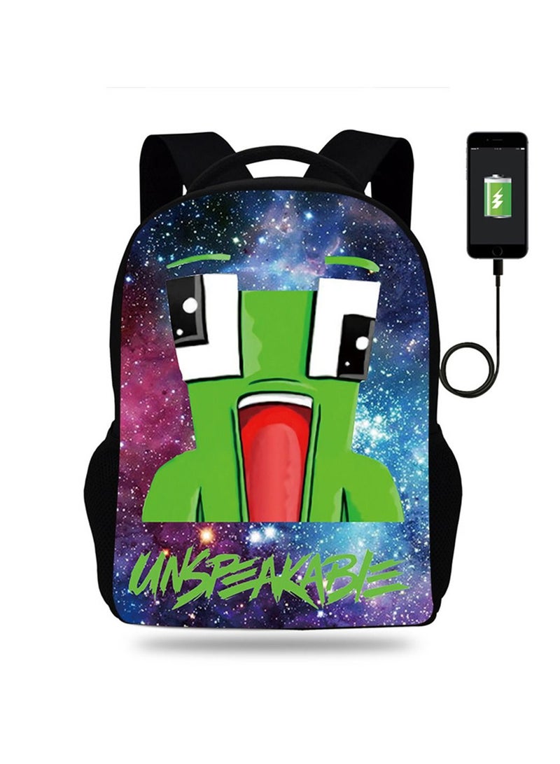 Unspeakable Backpack Daypack Schoolbag Teen Boys School Book bag