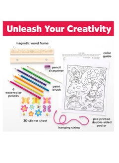 Creativity for Kids Creativity for Kids Paint by Numbers Fairy Friends Wall Art - Art and Craft Activity, Easy-to-Follow Painting, Colorful Fairy Designs, Creative Play, Home Decor Project, Artistic Expression  - Image 3