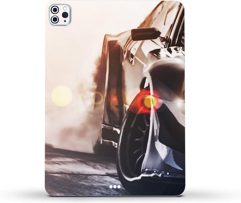 مايتي سكينز غلاف فينيلي قوي من MightySkins متوافق مع Apple iPad Pro 11" M2 الجيل الرابع (2022) - تصميم Headlight Flare | واقي، متين، وفريد من نوعه | سهل التطبيق | مصنوع في الولايات المتحدة الأمريكية - Image 2