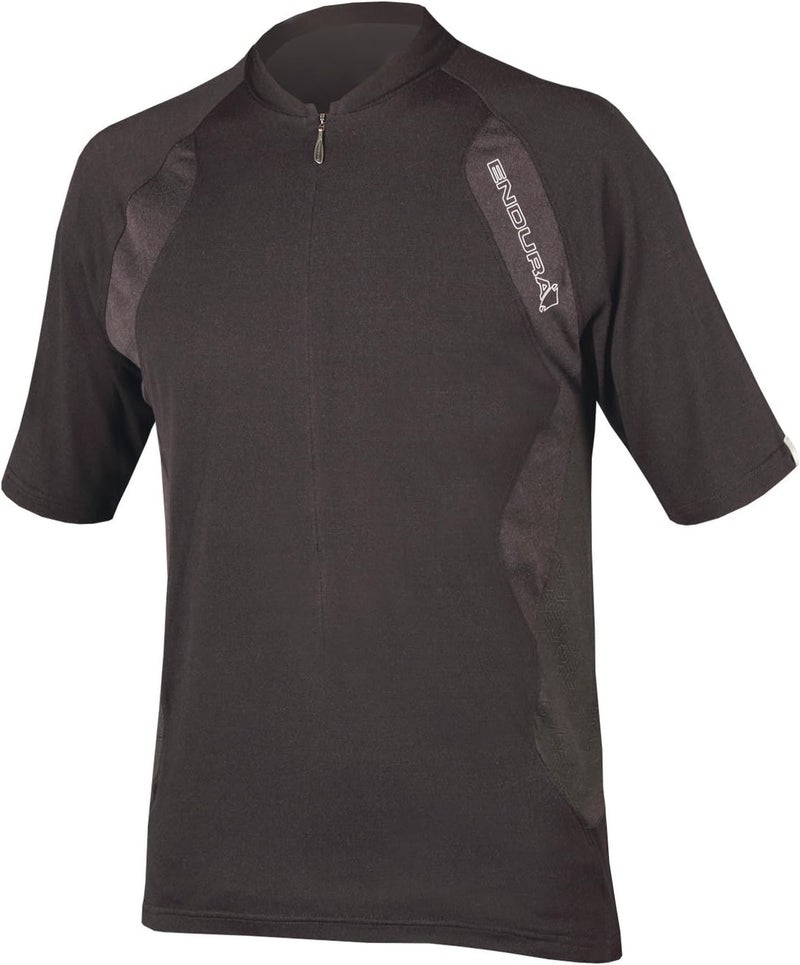 Endura Men's Singletrack Lite Short Sleeve Jersey - Black - Image 1