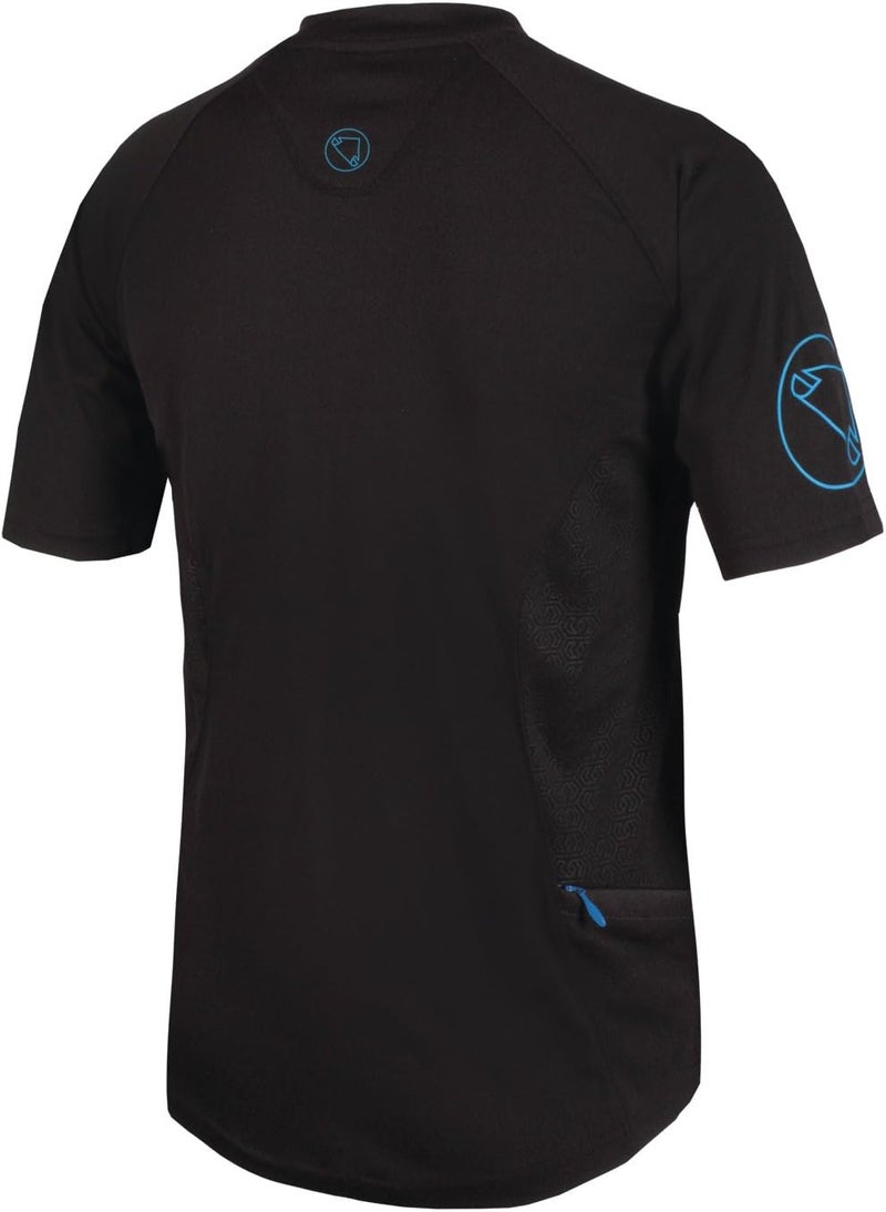 Endura Men's Singletrack Lite Short Sleeve Jersey - Black - Image 2