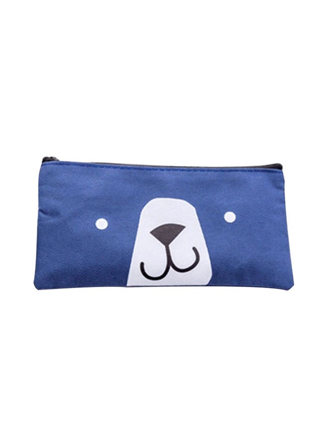 نيبمينينت حافظة أقلام بتصميم بسيط ومطبوع عليها رسمة كلب مستوحى من الرسومات الكرتونية أزرق