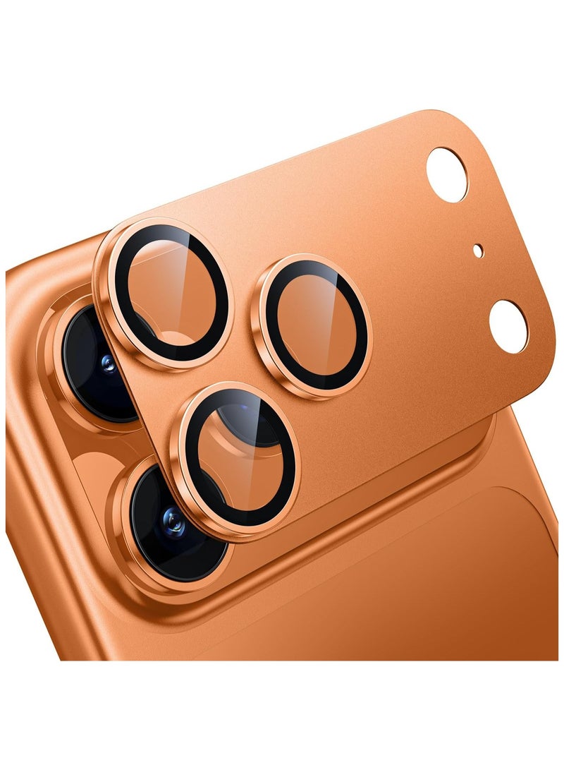 general Camera Lens Protector for iPhone 17 Pro Max 2025 Matte Metal Plate Full Coverage Tempered Glass 9H Hardness Anti-fingerprint Acratch-resistant - Image 1