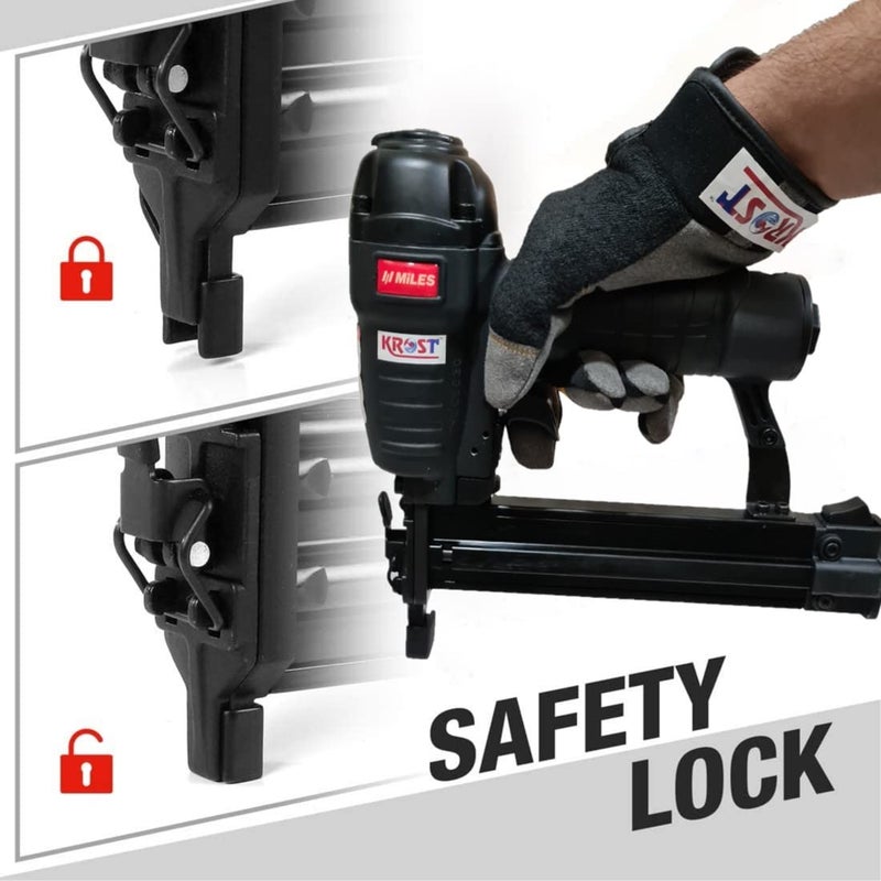 KROST KROST Kangaro Miles Mb 1832 Pneumatic Brad Nailer Medium Black  - Image 2
