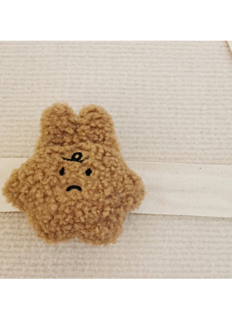 Arabest 2Pack Cartoon Curtain Tiebacks Hook Holdbacks Cute Curtain Holdbacks Rope for Baby Kid Girls Living Room Bedroom Nursery Decor Home Office Decorative - Image 4