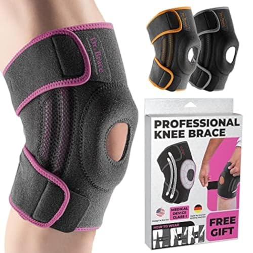 DR. BRACE ELITE Knee Brace with Side Stabilizers & Patella Gel Pads for Maximum Knee Pain Support and fast recovery for men and women-Please Check How To Size Video (Large, Orion) - Image 2