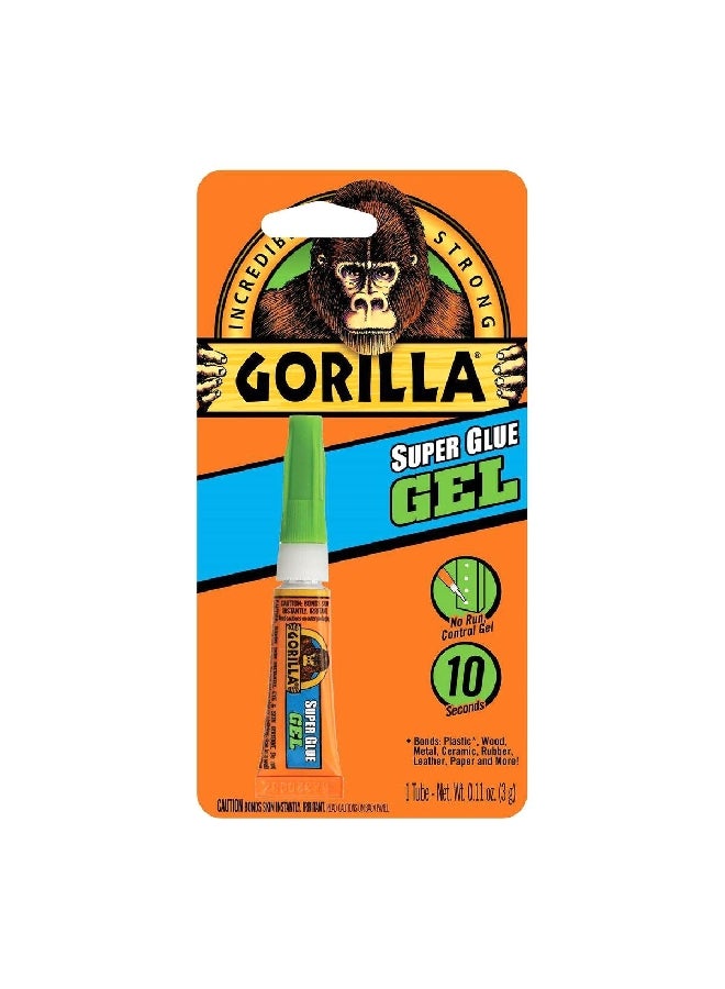 Gorilla Impact-Resistant Easy to Use High Strength Super Glue Gel White 3g 1026260 - Image 1