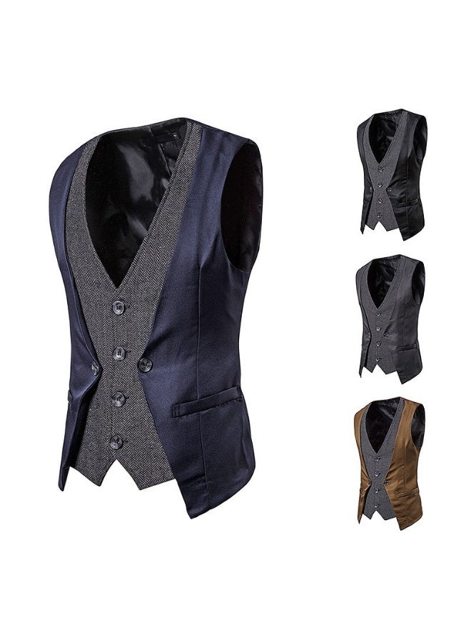 Shougu New Fashionable Casual Men's Suit Vest - Image 1