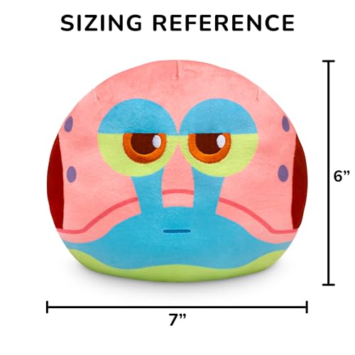 TeeTurtle Spongebob Squarepants 6" Reversible Plushie - Spongebob Squarepants and Gary The Snail - Bikini Bottom Buddies Amazon Exclusive - Cute Kawaii Soft Stuffed Animal - Image 4