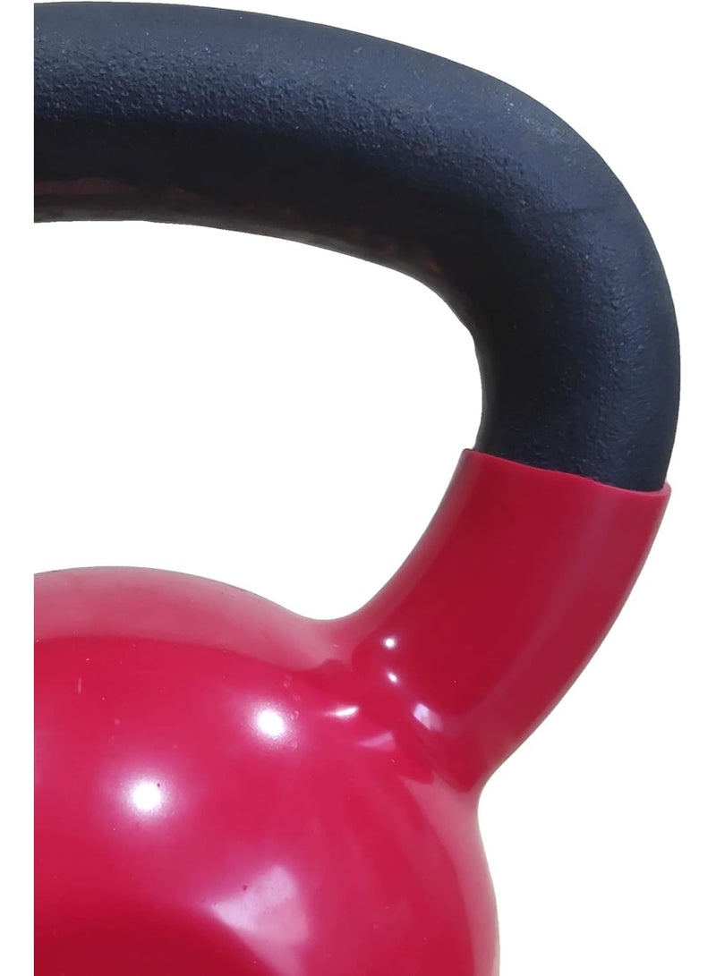 Vinyl Coated Kettlebell, Cast iron Kettlebell for Full Body Workout and Strength Training, Premium Kettlebells for Weightlifting, & Core Training Available in 14 KG - Image 3