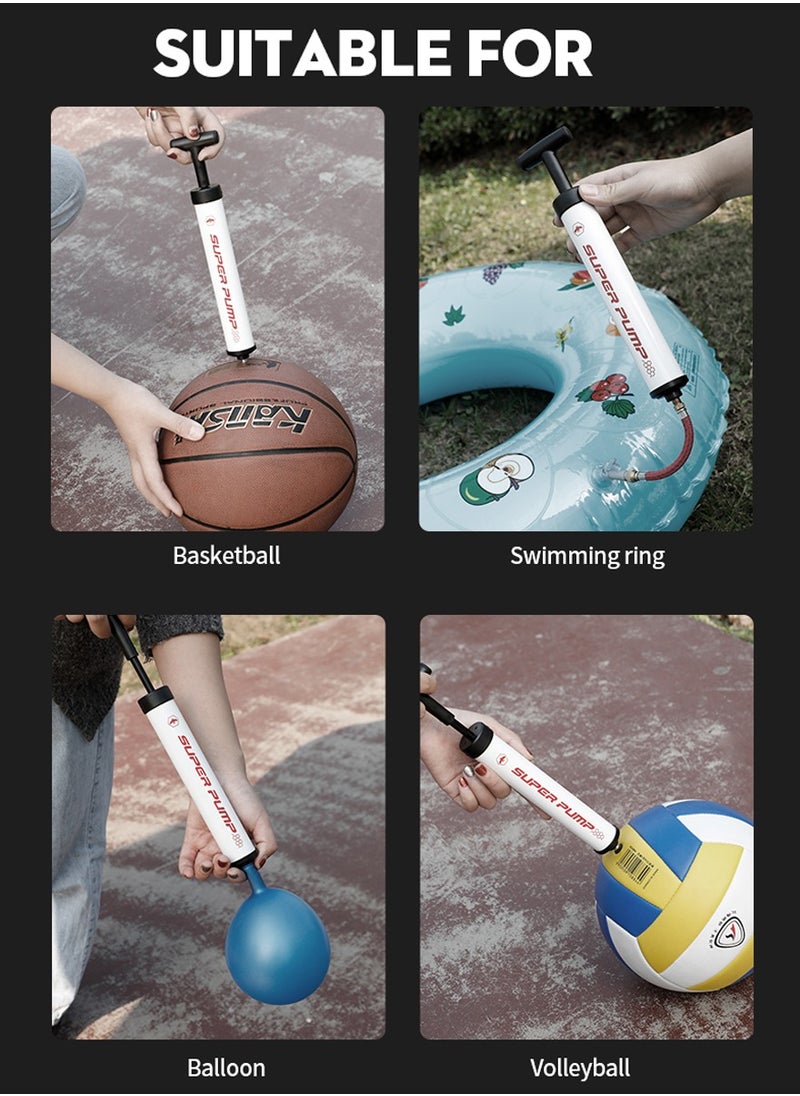 QUTOOB Air Pump Hand Air Pump - High Quality Materiel, Light Weight and Durable Portable Air Pump For Multi-Use For Sports Balls Bicycles Inflatable Toys Inflatable Swim Floats  - Image 2