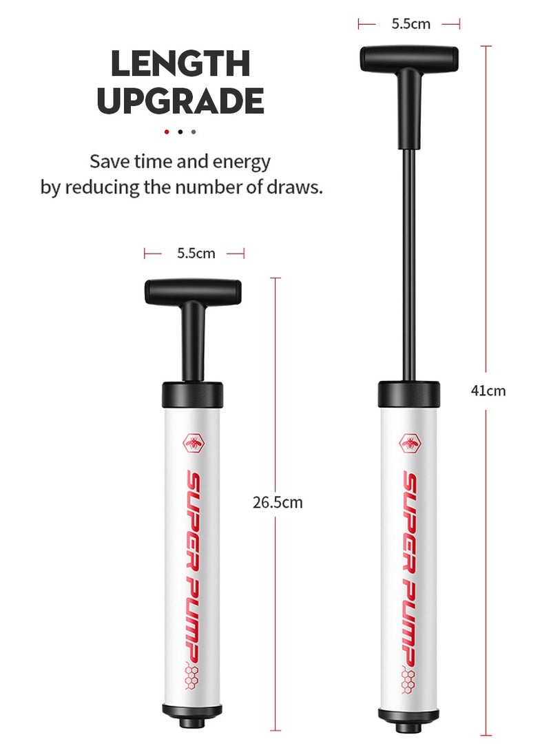 QUTOOB Air Pump Hand Air Pump - High Quality Materiel, Light Weight and Durable Portable Air Pump For Multi-Use For Sports Balls Bicycles Inflatable Toys Inflatable Swim Floats  - Image 3