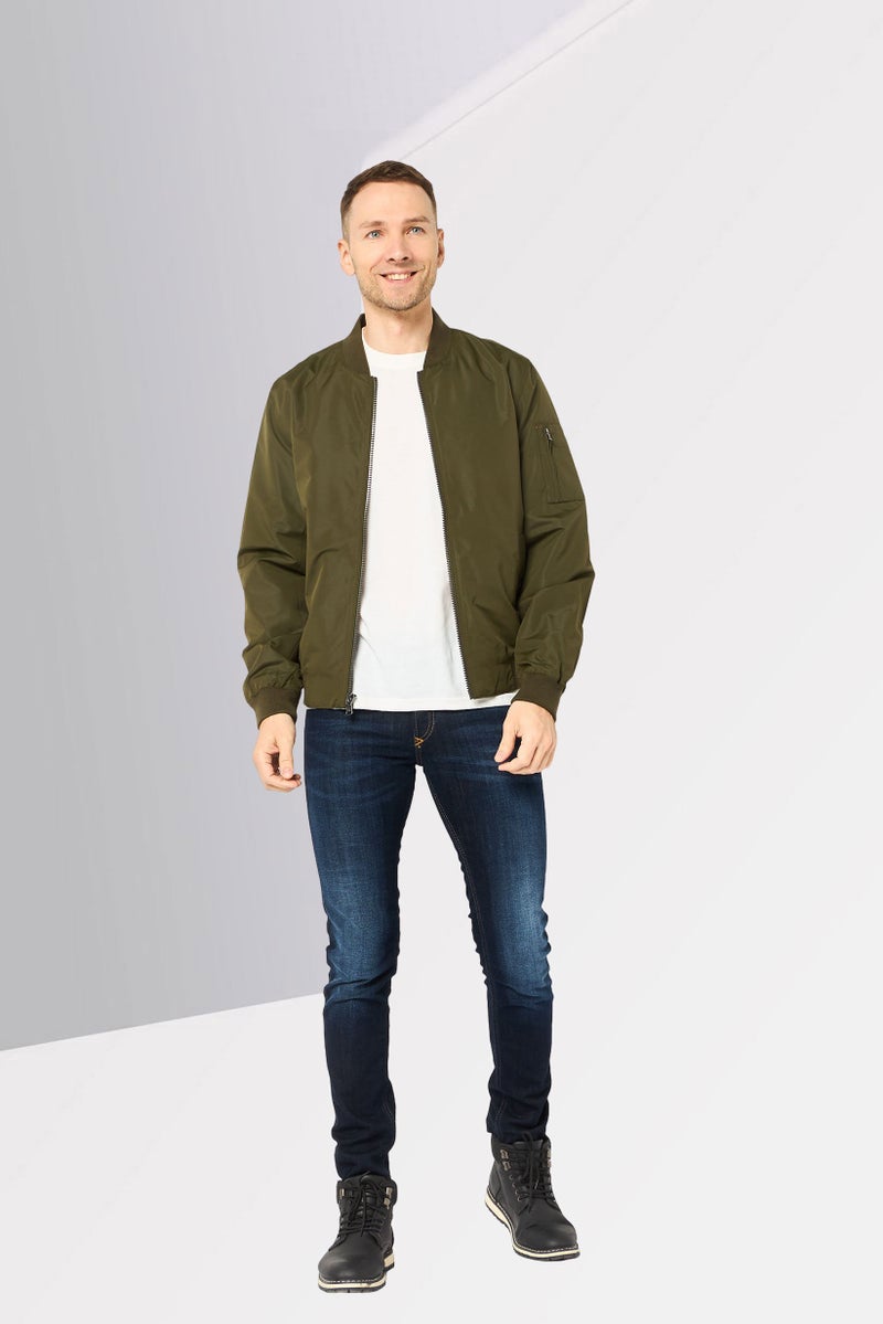 Michael Kors Men Plain Parka Jacket, Olive - Image 2