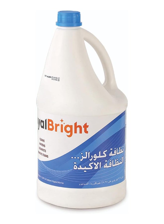 packwell Royalbright Bleach liquid Size: 1 Gallon,Bleach For Everyday Use, Suitable for Home, Office and Commercial Space Use| Perfect for Tackling Tough Stains and Protect from Germs, Disinfect  - Image 1