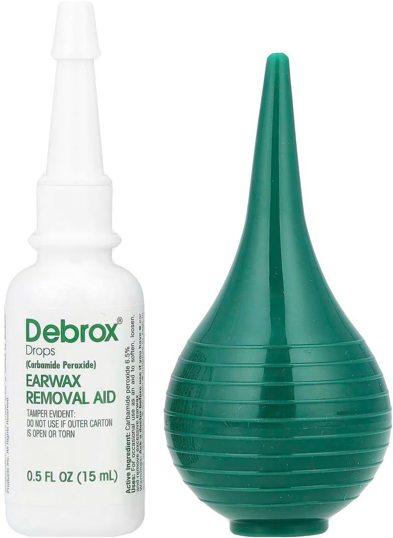 Debrox - Earwax Removal Kit, 0.5 fl oz (15 ml) - Image 1