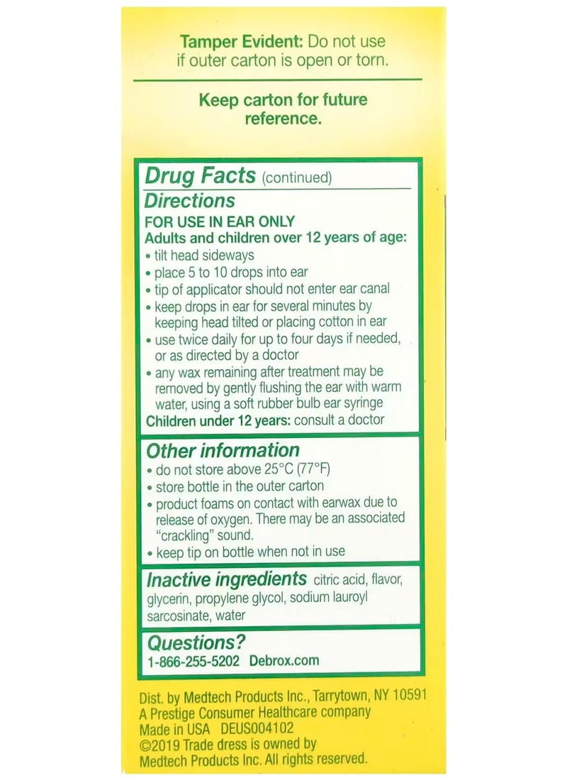 Debrox - Earwax Removal Kit, 0.5 fl oz (15 ml) - Image 1