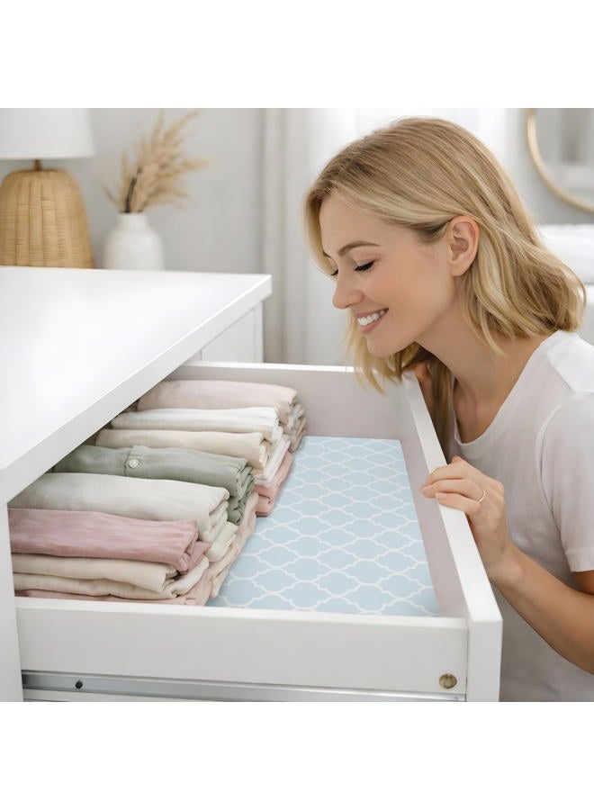 Merriton Scented Drawer Liners, Fresh Scent Paper Liners for Cabinet Drawers, Dresser Shelf, Linen Closet, Perfect for Kitchen, Bathroom, Vanity (6 Sheets) (English Lavender) - Image 2