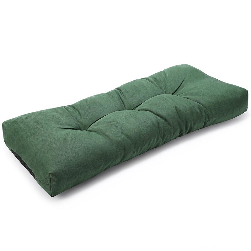 SUNROX LokGrip Non Slip Tufted Memory Foam Bench Cushion, FadeShield Water Resistant Durable Thicken Outdoor/Indoor Bench Seat Pads 36x14x4 inch, Heather Fern - Image 1