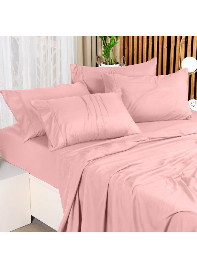 Utopia Bedding Queen Bed Sheets Set - 4 Piece Bedding - Brushed Microfiber - Shrinkage and Fade Resistant - Easy Care (Queen, Pink) - Image 3