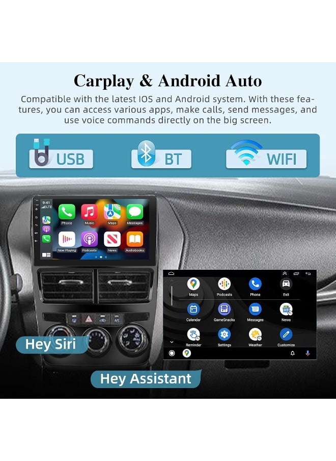 Vierex Fit Toyota Yaris Car Stereo Android Screen 2018-2022 With Apple Carplay Android Auto Wireless WiFi DSP AHD Camera Included Fast Interface QLED Manual AC (8+128GB Carplay)  - Image 3