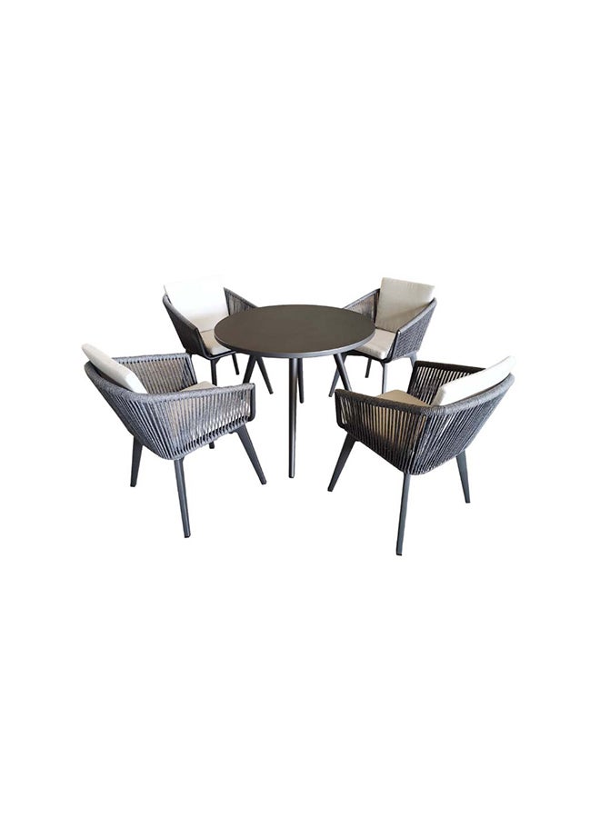 Suncoast Vision Bar Set 4 Seater-Charcoal  - Image 1