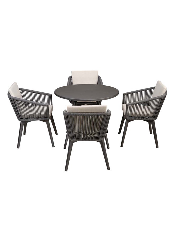 Suncoast Vision Bar Set 4 Seater-Charcoal  - Image 2