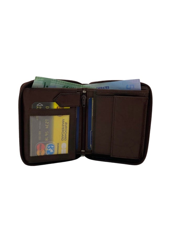 LAVERI LEATHER Fullzip leather mens Wallet #621CZ - Image 3