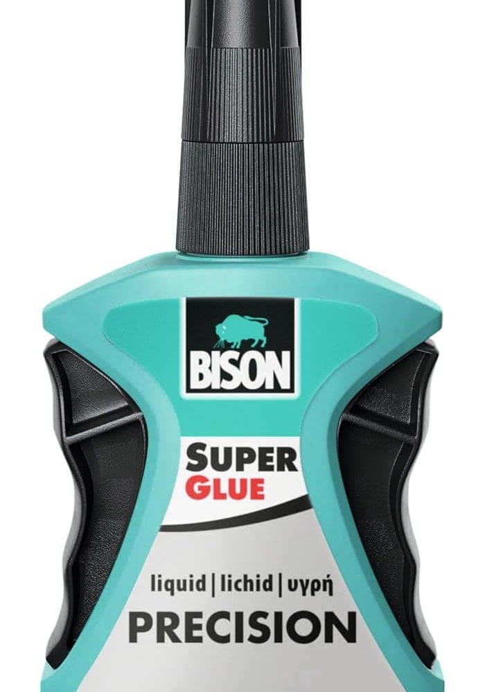 Bison Super Glue Precision 3 G, Easy To Use Dispenser And Applicator, Easy Grip, Self Standing And Shock - Proof Dispenser - Image 2