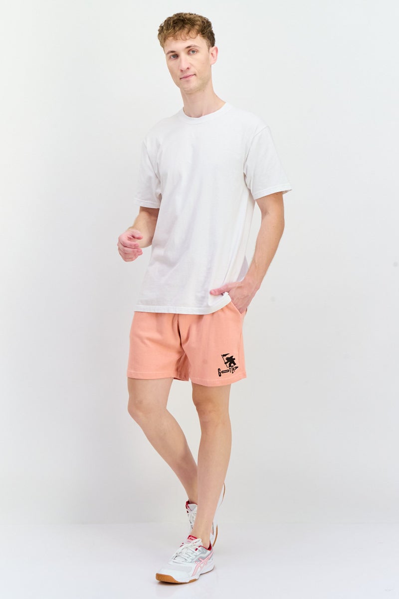 Gotcha شورتات أساسية للرجال بشعار العلامة التجارية، كورال - Image 4