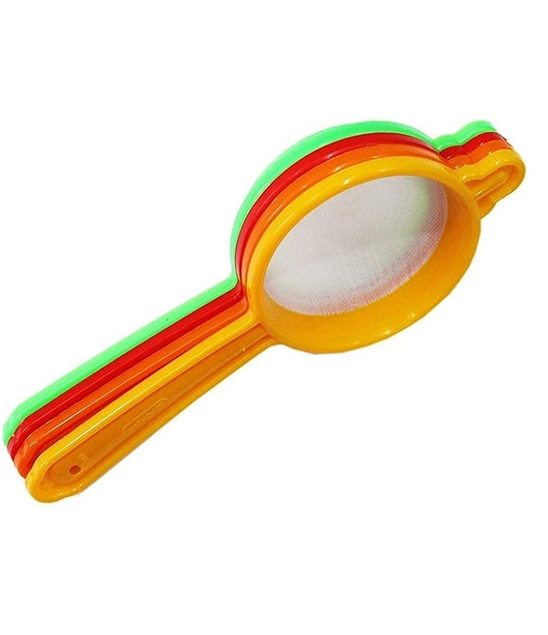 advancedestore عبوة من 3 مصفاة شاي بلاستيكية مصفاة قهوة ثقيلة التحمل - Image 3