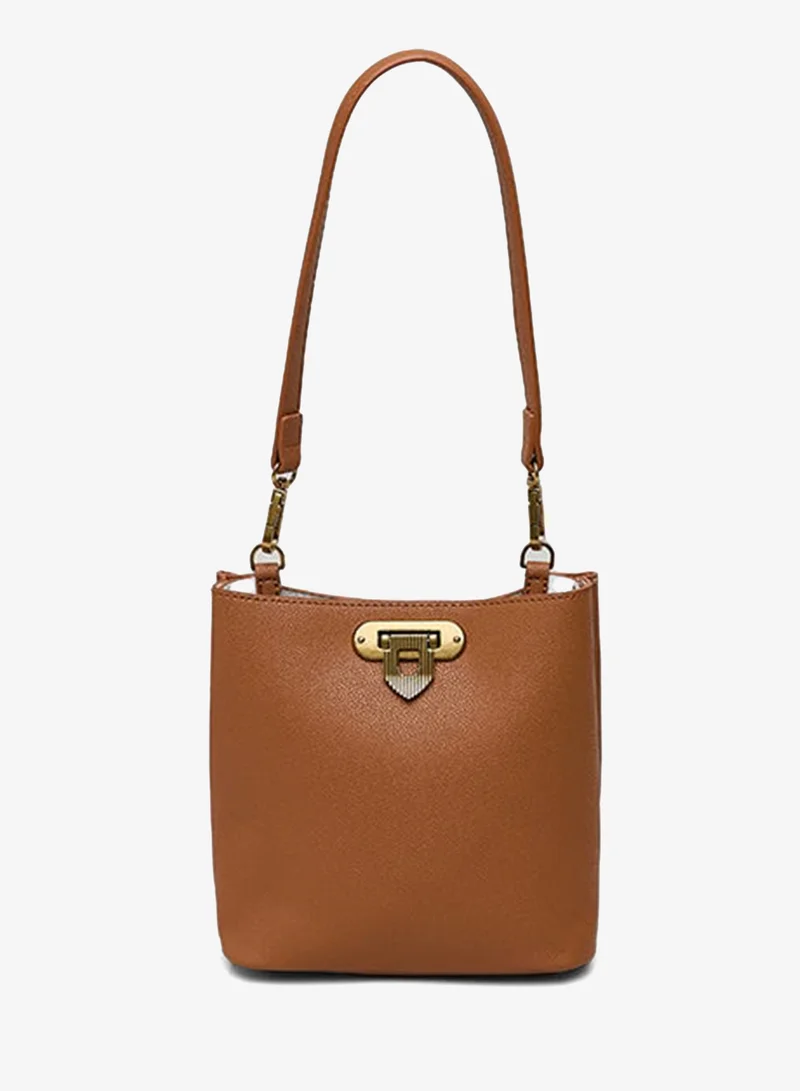 R&B Textured Shoulder Bag