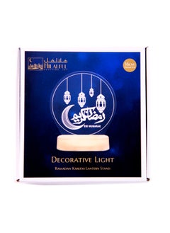 Hilalful Hilalful Ramadan Kareem Lantern Stand | Suitable for Living Room, Bedroom and Outdoor | Perfect Festive Gift for Home Decoration in Ramadan, Eid, Birthdays, Weddings, Housewarming | Battery Operated  - Image 2