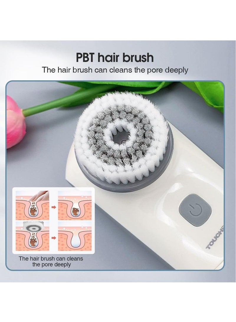 KASTWAVE 2-in-1 Electric Scalp Massager and Face Cleansing Brush - Vibrating Head Massager to Enhance Blood Circulation, Deep Cleaning Facial Skin Care Device - Image 4