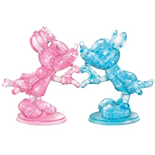 BePuzzled Disney Minnie and Mickey Mouse Heart Deluxe Original 3D Crystal Puzzle Ages 12 and Up - Image 5