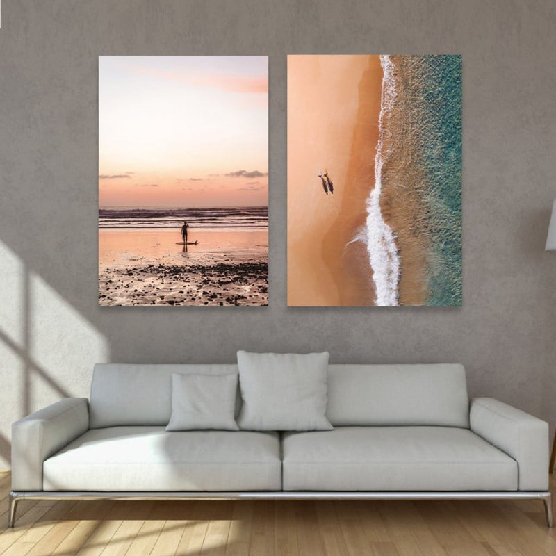 Marktna Modern double canvas painting - Image 1