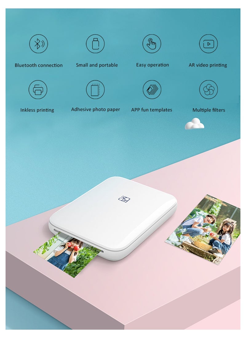 OTTAL OTTAL Original HPRT MT53 Mini Photo Printer ZINK Inkless Technology Multifunction AR Video Printing Bluetooth Portable Pocket Picture  - Image 2